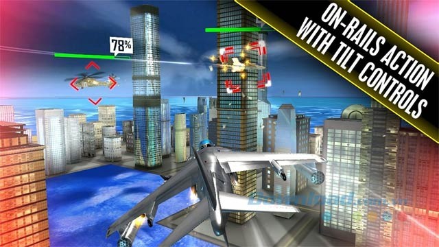 Hành động On-Rails với điều khiển nghiêng