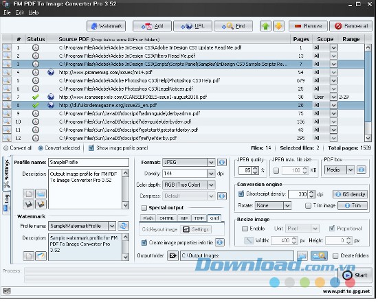 FM PDF To Image Converter Pro