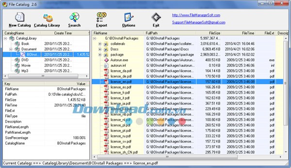 FMS File Catalog