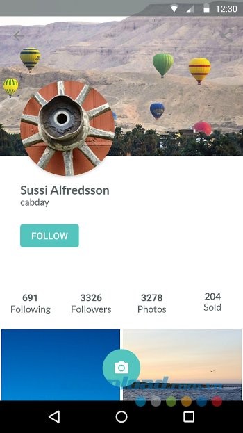 Tạo trang cá nhân trên Foap