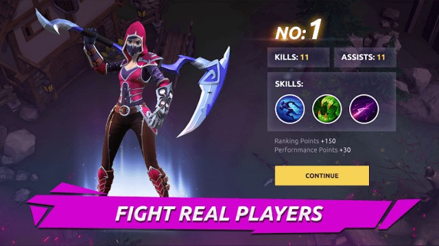 Chiến đấu với hàng chục người chơi thực trên toàn thế giới