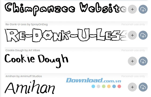 Tải bộ Font Chill cho máy tính