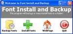 Font Install & Backup 1.2.0.2 - Cài đặt và sao lưu font chữ