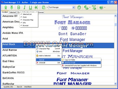 Font Manager