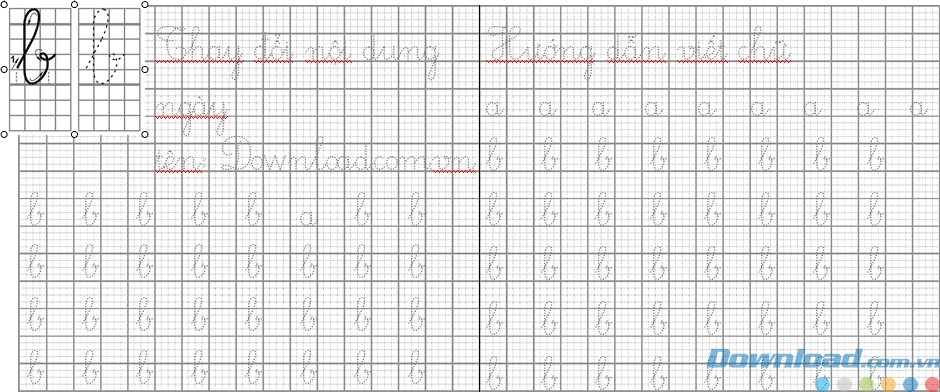 Thay đổi nội dung trang luyện viết theo ý bạn
