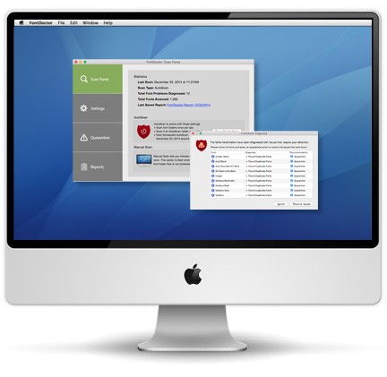 Giao diện FontDoctor