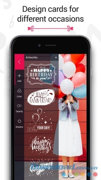 Ứng dụng tạo chữ nghệ thuật cho hình ảnh