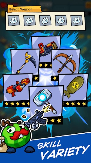 Vô số kỹ năng đa dạng