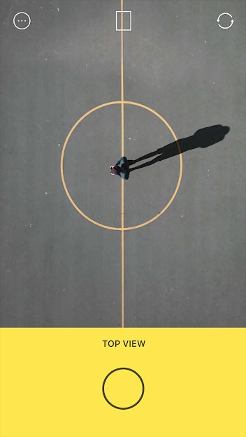 Foodie hỗ trợ ảnh chụp từ trên cao xuống