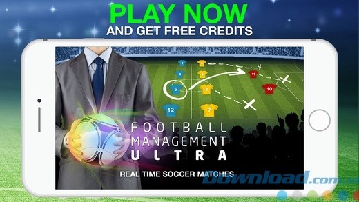 Game quản lý đội bóng chân thực trên di động