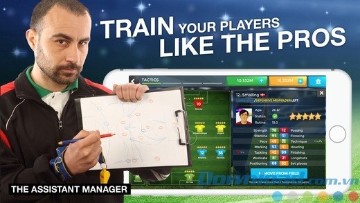 Huấn luyện cầu thủ và chọn chiến thuật phù hợp