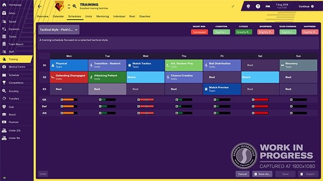 Huấn luyện đội bóng trẻ trong Football Manager 2019