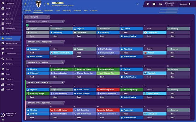 Game Football Manager 2019