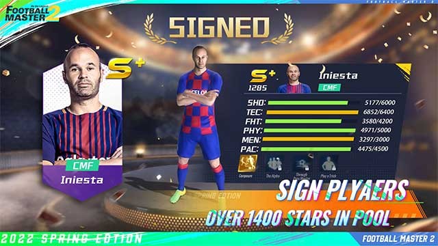 Chiêu mộ và ký hợp đồng với những cầu thủ ngôi sao từ các câu lạc bộ hàng đầu