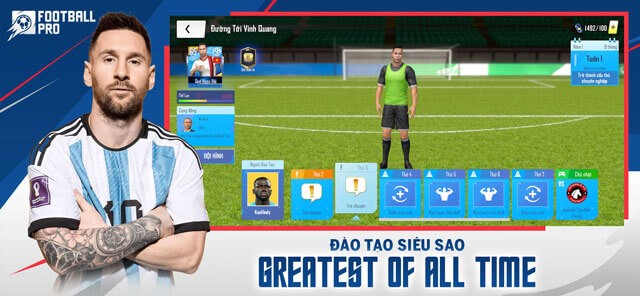 Tính năng Greatest of all time - Đào tạo siêu sao từ con số 0