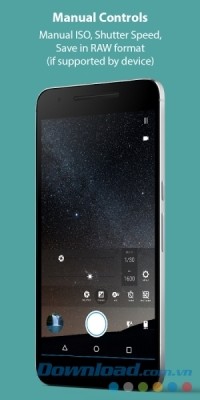 Footej Camera cho Android điều khiển rất dễ dàng