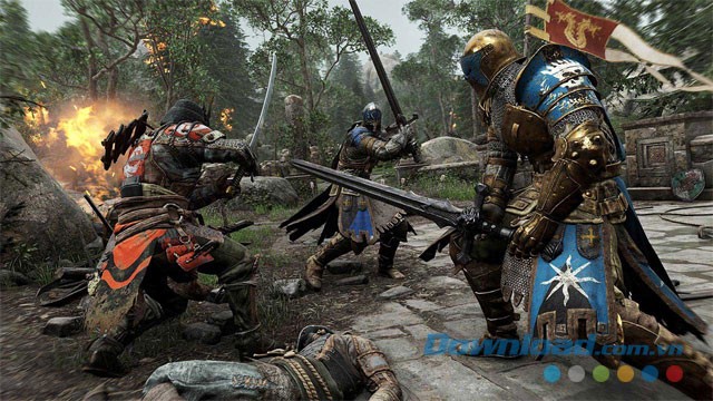 Tham gia vào trận chiến quyết liệt trong game hành động mới For Honor cho máy tính