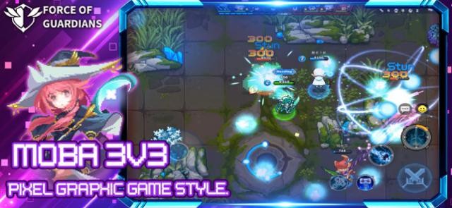 Force of Guardians là game MOBA hấp dẫn, đồ họa pixel siêu dễ thương