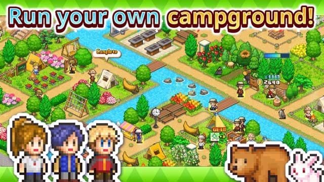 Điều hành khu cắm trại của bạn trong game Forest Camp Story
