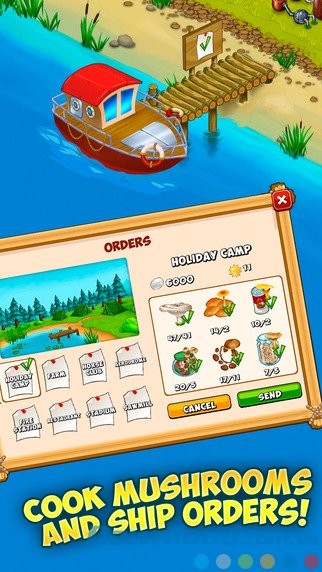 Nấu ăn và hoàn thành đơn hàng