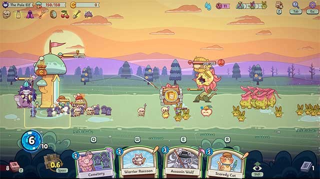 Kẻ thù sẽ liên tục tấn công cho đến khi trùm của chúng bị đánh bại