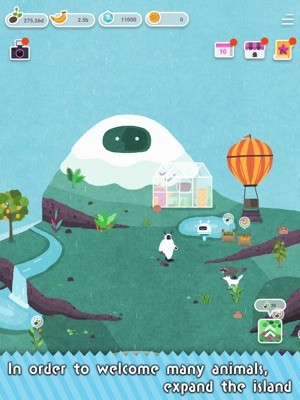 Để thu hút nhiều động vật đến sinh sống, hãy mở rộng hòn đảo của bạn trong game FORESTOPIA