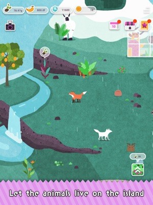 Để động vật sinh sống trên hòn đảo của bạn