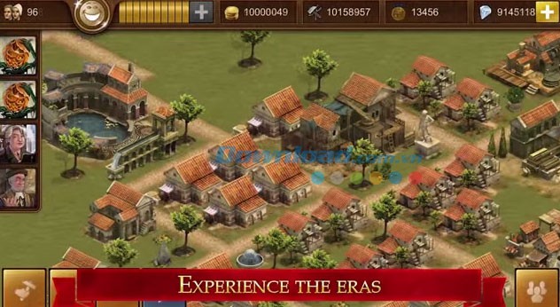 Xây dựng thành phố qua nhiều thời kì