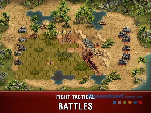 Xâm chiếm lãnh thổ của các đối thủ khác trong game Forge of Empires