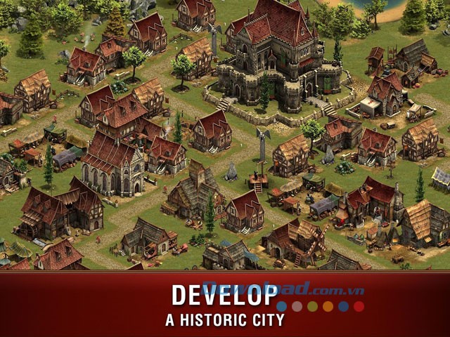 Phát triển thành phố trở thành một đế chế oai hùng trong game Forge of Empires