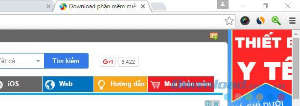 Biểu tượng ứng dụng trên trình duyệt