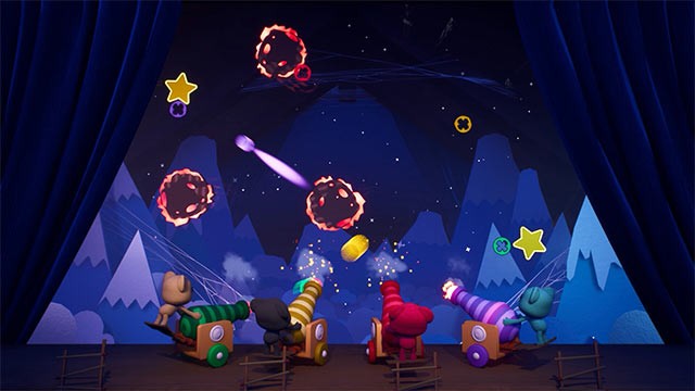 Lập nhóm 4 người và cùng nhau bước vào cuộc hỗn chiến trên căn gác xép chứa đầy đồ chơi