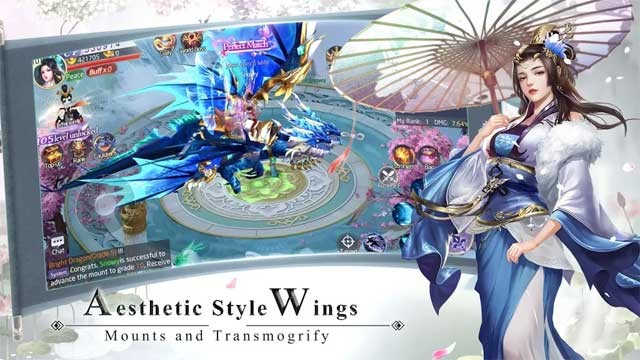 Đôi cánh được trang bị cho nhân vật vừa là phụ kiện trang trí, vừa có tính năng đặc biệt