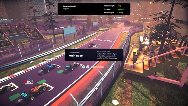 Formula Bwoah game kiểm tra phản xạ nhanh và thông minh của mỗi tay đua trước các sự cố, thay đổi