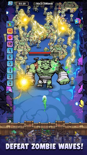 Đánh bại các làn sóng zombie trong game Fortress Frontlines