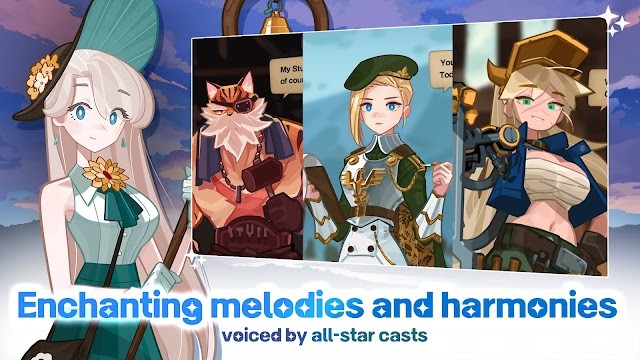 Dàn nhân vật xinh đẹp, quyến rũ, được lồng tiếng đầy đủ