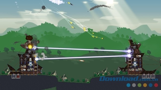 Giao diện chính của game chiến thuật thời gian thực mới Forts cho máy tính