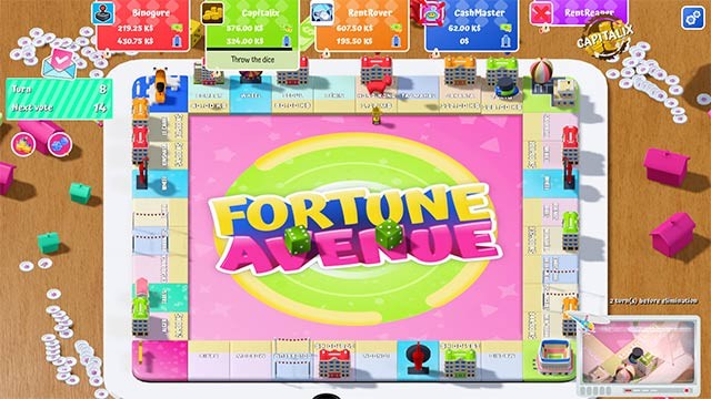 Fortune Avenue là trò chơi Cờ tỷ phú 3D thế hệ mới, nhanh và phấn khích hơn