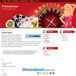 Fortunezine - Mẫu miễn phí chủ đề trò chơi