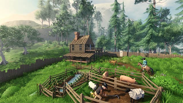 Xây nhà, làm trang trại... và bắt đầu cuộc sống mới trên vùng đất giàu tiềm năng nhưng cũng lắm thách thức