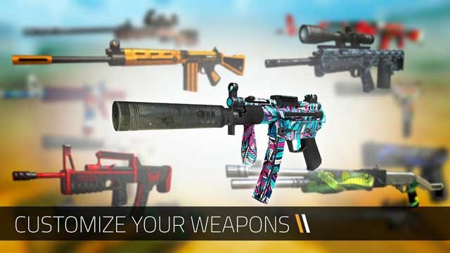 Vô số vũ khí mạnh mẽ