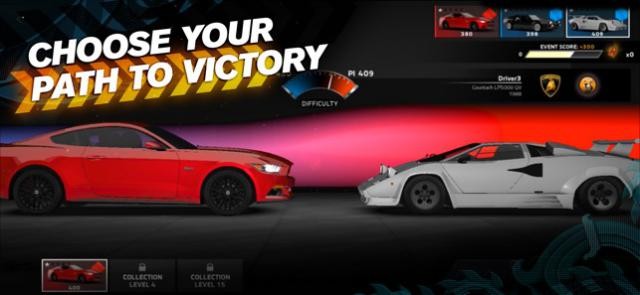 Chọn con đường đi tới chiến thắng trong Forza Street