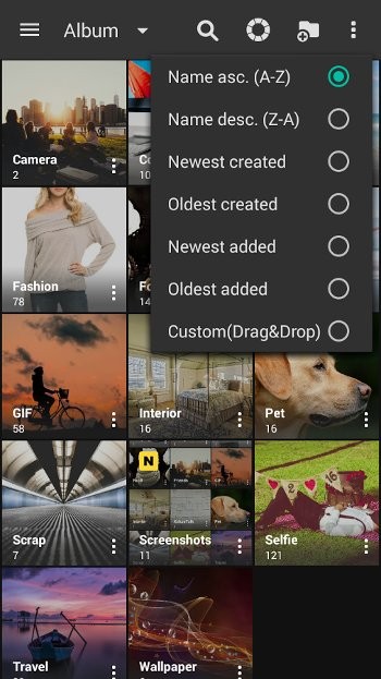 Sắp xếp ảnh, album