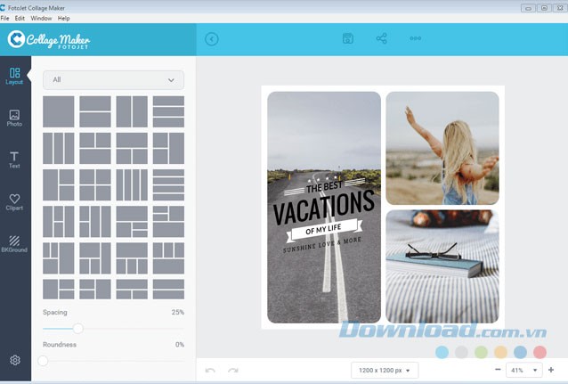Nhiều mẫu template độc đáo
