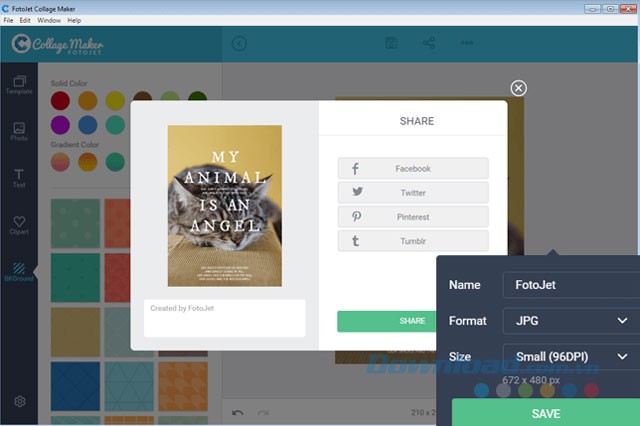 Chia sẻ ảnh ghép