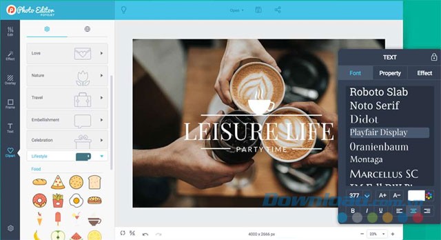 Chèn chữ vào ảnh