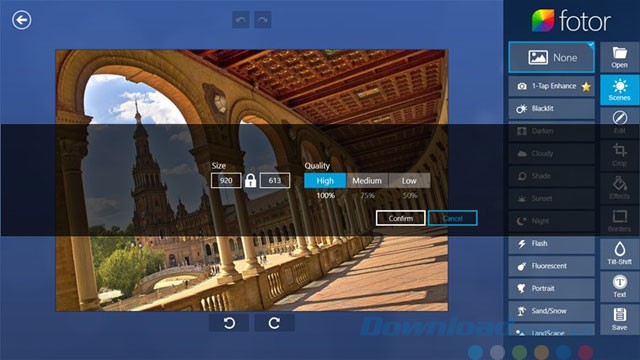 Fotor cho Windows 8