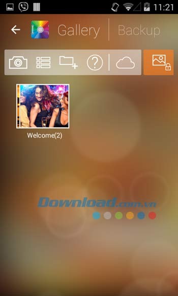 Giao diện ứng dụng FotoX