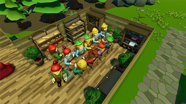 Sản xuất thực phẩm, hàng hóa để phục vụ cho cuộc sống và buôn bán