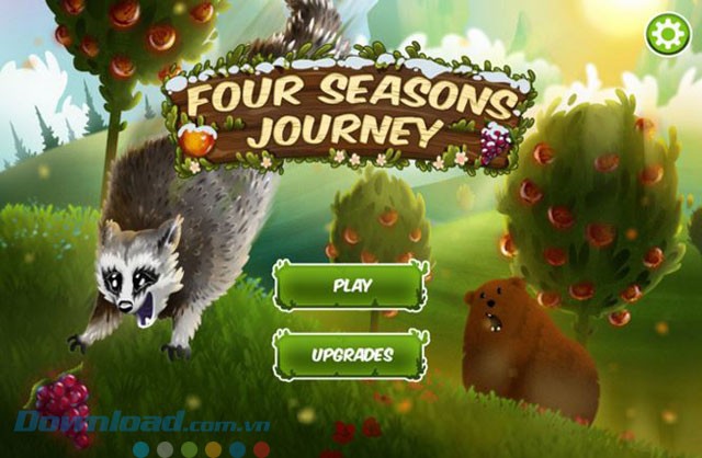 Game phiêu lưu qua 4 mùa cùng gấu trúc Four Season Journey